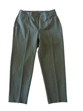 J Jill Pants Essential Stretch Twill Pants Size 16 Moss Stone Heather Office